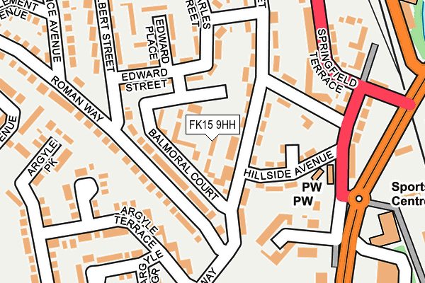 FK15 9HH map - OS OpenMap – Local (Ordnance Survey) FK15 9HH map - OS OpenMap – Local (Ordnance Survey)