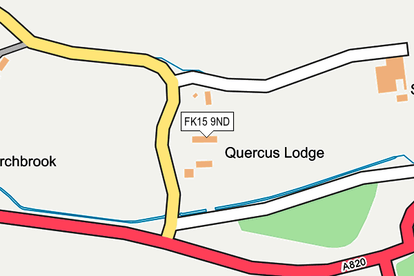 FK15 9ND map - OS OpenMap – Local (Ordnance Survey) FK15 9ND map - OS OpenMap – Local (Ordnance Survey)