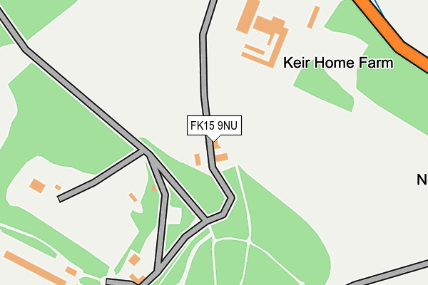 FK15 9NU map - OS OpenMap – Local (Ordnance Survey) FK15 9NU map - OS OpenMap – Local (Ordnance Survey)
