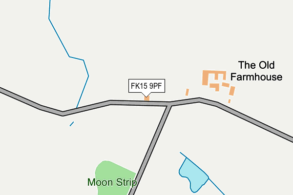 FK15 9PF map - OS OpenMap – Local (Ordnance Survey) FK15 9PF map - OS OpenMap – Local (Ordnance Survey)