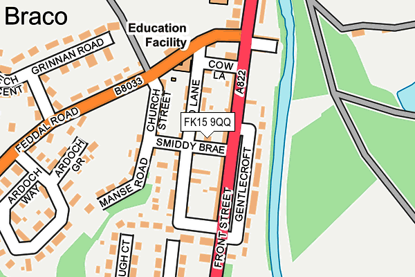 FK15 9QQ map - OS OpenMap – Local (Ordnance Survey) FK15 9QQ map - OS OpenMap – Local (Ordnance Survey)