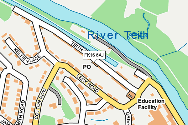 FK16 6AJ map - OS OpenMap – Local (Ordnance Survey) FK16 6AJ map - OS OpenMap – Local (Ordnance Survey)