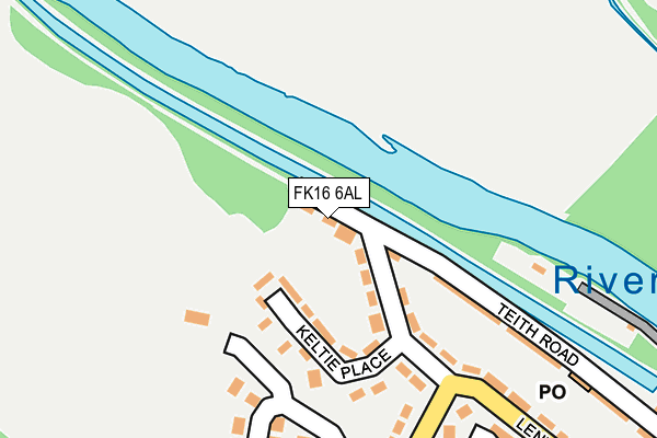 FK16 6AL map - OS OpenMap – Local (Ordnance Survey) FK16 6AL map - OS OpenMap – Local (Ordnance Survey)