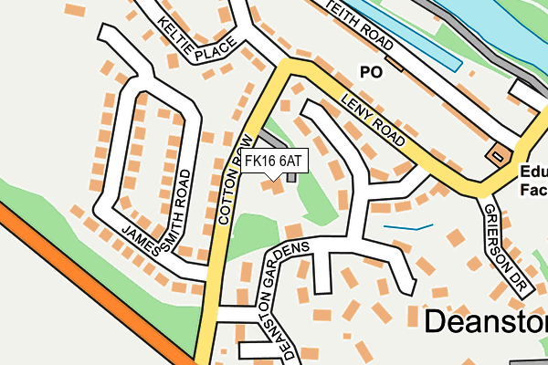 FK16 6AT map - OS OpenMap – Local (Ordnance Survey) FK16 6AT map - OS OpenMap – Local (Ordnance Survey)