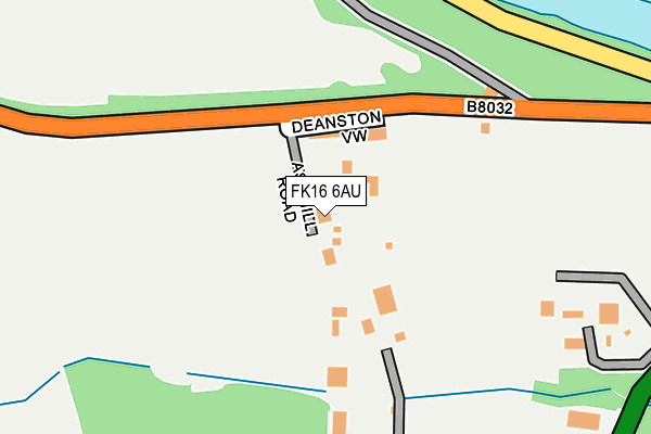 FK16 6AU map - OS OpenMap – Local (Ordnance Survey) FK16 6AU map - OS OpenMap – Local (Ordnance Survey)