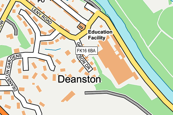 FK16 6BA map - OS OpenMap – Local (Ordnance Survey) FK16 6BA map - OS OpenMap – Local (Ordnance Survey)