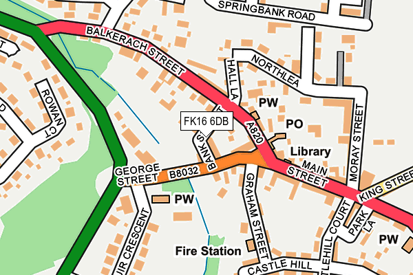 FK16 6DB map - OS OpenMap – Local (Ordnance Survey) FK16 6DB map - OS OpenMap – Local (Ordnance Survey)