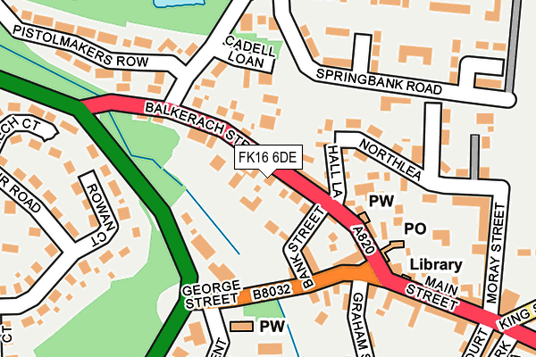 FK16 6DE map - OS OpenMap – Local (Ordnance Survey) FK16 6DE map - OS OpenMap – Local (Ordnance Survey)