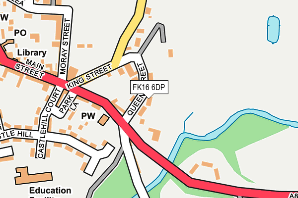 FK16 6DP map - OS OpenMap – Local (Ordnance Survey) FK16 6DP map - OS OpenMap – Local (Ordnance Survey)