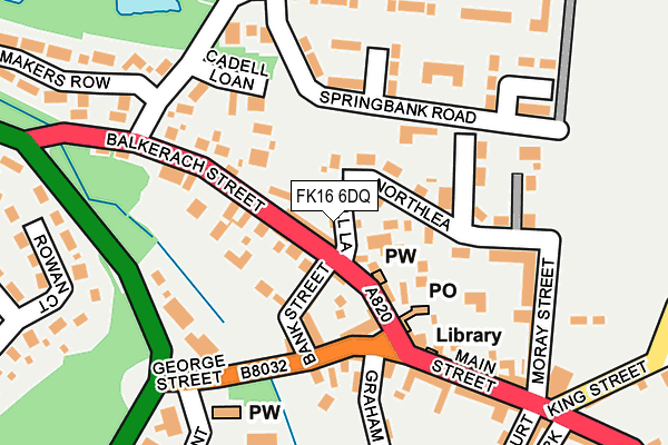 FK16 6DQ map - OS OpenMap – Local (Ordnance Survey) FK16 6DQ map - OS OpenMap – Local (Ordnance Survey)