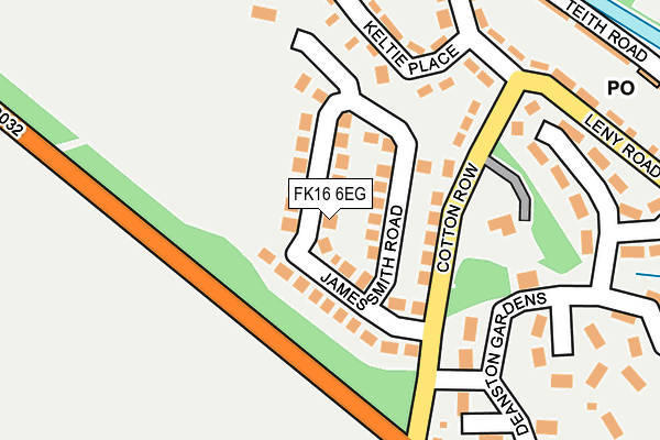 FK16 6EG map - OS OpenMap – Local (Ordnance Survey) FK16 6EG map - OS OpenMap – Local (Ordnance Survey)