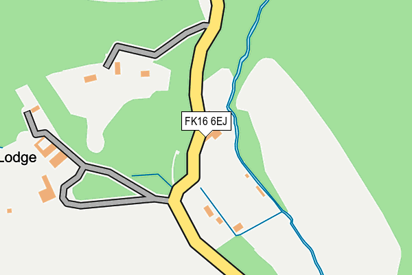 FK16 6EJ map - OS OpenMap – Local (Ordnance Survey) FK16 6EJ map - OS OpenMap – Local (Ordnance Survey)