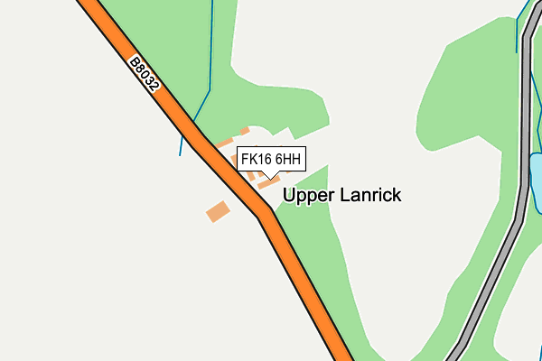 FK16 6HH map - OS OpenMap – Local (Ordnance Survey) FK16 6HH map - OS OpenMap – Local (Ordnance Survey)
