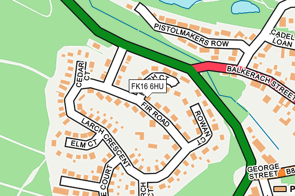 FK16 6HU map - OS OpenMap – Local (Ordnance Survey) FK16 6HU map - OS OpenMap – Local (Ordnance Survey)
