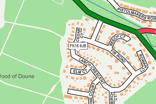 FK16 6JB map - OS OpenMap – Local (Ordnance Survey) FK16 6JB map - OS OpenMap – Local (Ordnance Survey)