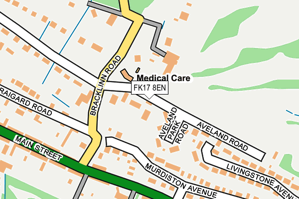 FK17 8EN map - OS OpenMap – Local (Ordnance Survey) FK17 8EN map - OS OpenMap – Local (Ordnance Survey)