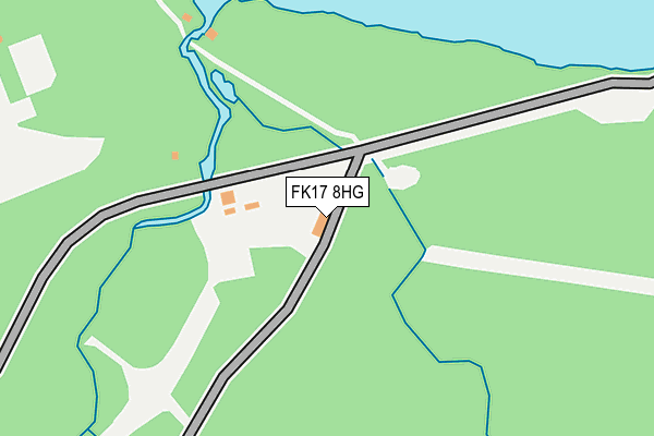 FK17 8HG map - OS OpenMap – Local (Ordnance Survey) FK17 8HG map - OS OpenMap – Local (Ordnance Survey)