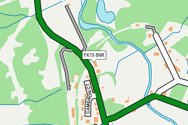 FK19 8NR map - OS OpenMap – Local (Ordnance Survey) FK19 8NR map - OS OpenMap – Local (Ordnance Survey)
