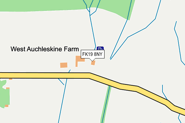 FK19 8NY map - OS OpenMap – Local (Ordnance Survey) FK19 8NY map - OS OpenMap – Local (Ordnance Survey)