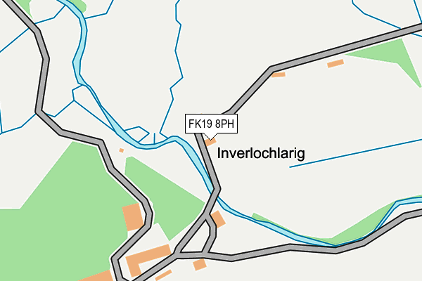 FK19 8PH map - OS OpenMap – Local (Ordnance Survey)