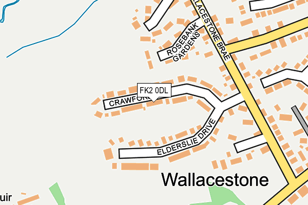 FK2 0DL map - OS OpenMap – Local (Ordnance Survey) FK2 0DL map - OS OpenMap – Local (Ordnance Survey)