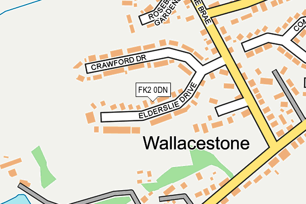 FK2 0DN map - OS OpenMap – Local (Ordnance Survey) FK2 0DN map - OS OpenMap – Local (Ordnance Survey)