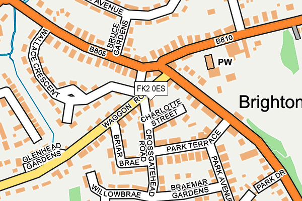 FK2 0ES map - OS OpenMap – Local (Ordnance Survey) FK2 0ES map - OS OpenMap – Local (Ordnance Survey)