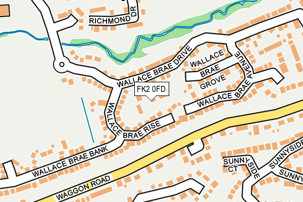 FK2 0FD map - OS OpenMap – Local (Ordnance Survey) FK2 0FD map - OS OpenMap – Local (Ordnance Survey)