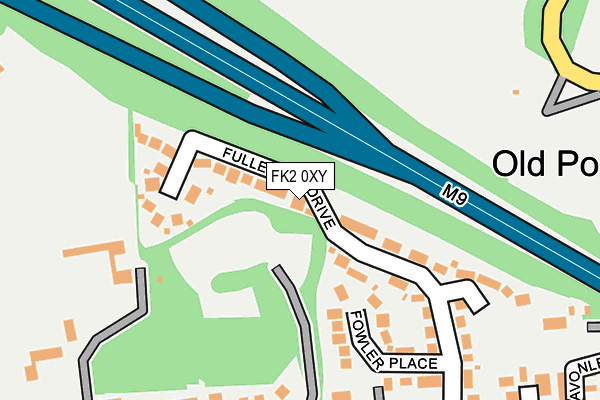 FK2 0XY map - OS OpenMap – Local (Ordnance Survey) FK2 0XY map - OS OpenMap – Local (Ordnance Survey)