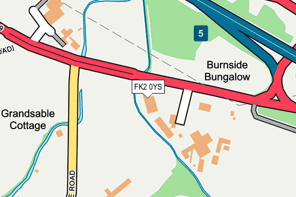 FK2 0YS map - OS OpenMap – Local (Ordnance Survey) FK2 0YS map - OS OpenMap – Local (Ordnance Survey)