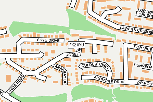 FK2 0YU map - OS OpenMap – Local (Ordnance Survey) FK2 0YU map - OS OpenMap – Local (Ordnance Survey)