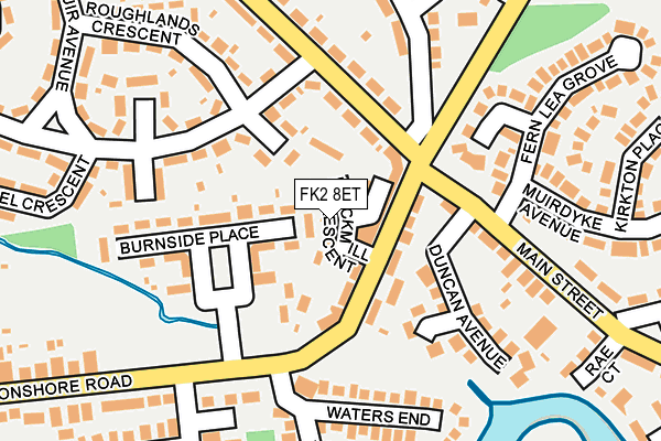 FK2 8ET map - OS OpenMap – Local (Ordnance Survey) FK2 8ET map - OS OpenMap – Local (Ordnance Survey)
