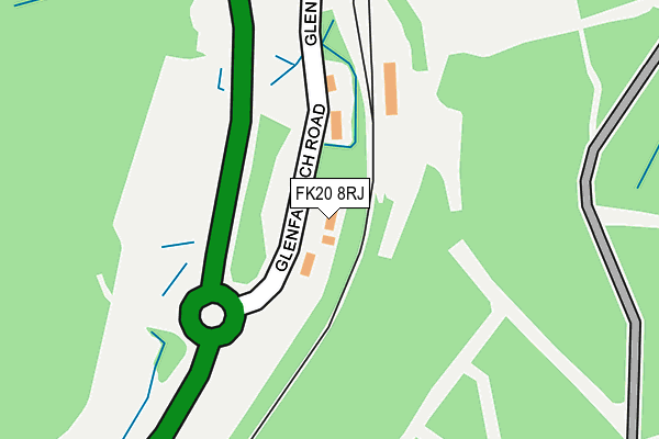 FK20 8RJ map - OS OpenMap – Local (Ordnance Survey) FK20 8RJ map - OS OpenMap – Local (Ordnance Survey)