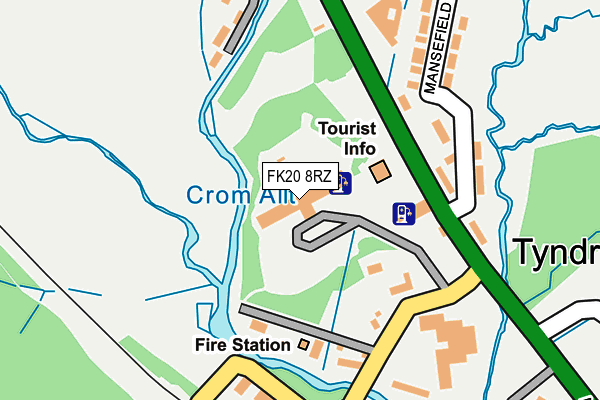 FK20 8RZ map - OS OpenMap – Local (Ordnance Survey) FK20 8RZ map - OS OpenMap – Local (Ordnance Survey)