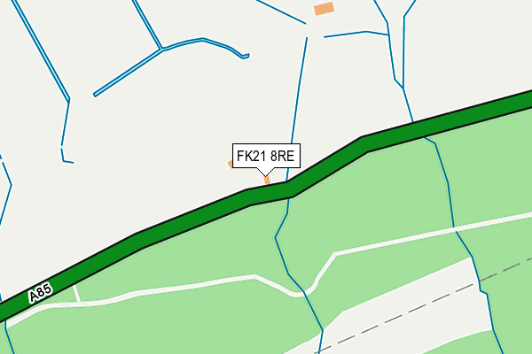 FK21 8RE map - OS OpenMap – Local (Ordnance Survey) FK21 8RE map - OS OpenMap – Local (Ordnance Survey)