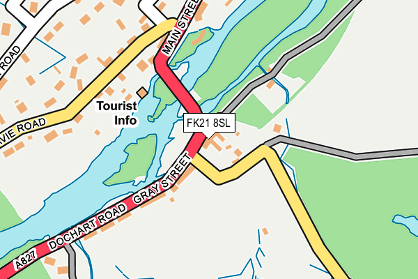 FK21 8SL map - OS OpenMap – Local (Ordnance Survey)