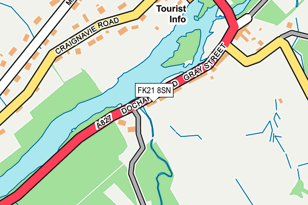 FK21 8SN map - OS OpenMap – Local (Ordnance Survey) FK21 8SN map - OS OpenMap – Local (Ordnance Survey)
