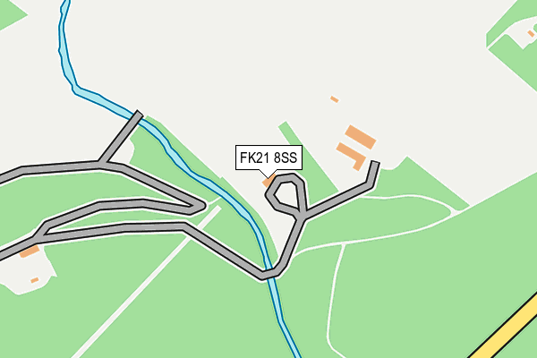 FK21 8SS map - OS OpenMap – Local (Ordnance Survey) FK21 8SS map - OS OpenMap – Local (Ordnance Survey)