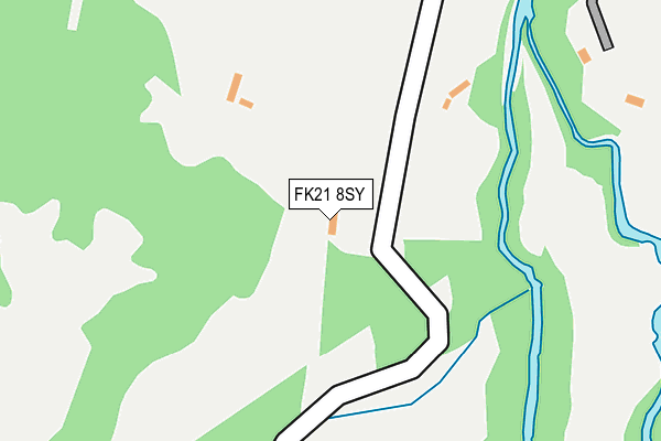 FK21 8SY map - OS OpenMap – Local (Ordnance Survey)