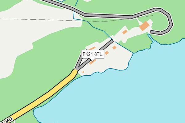 FK21 8TL map - OS OpenMap – Local (Ordnance Survey) FK21 8TL map - OS OpenMap – Local (Ordnance Survey)