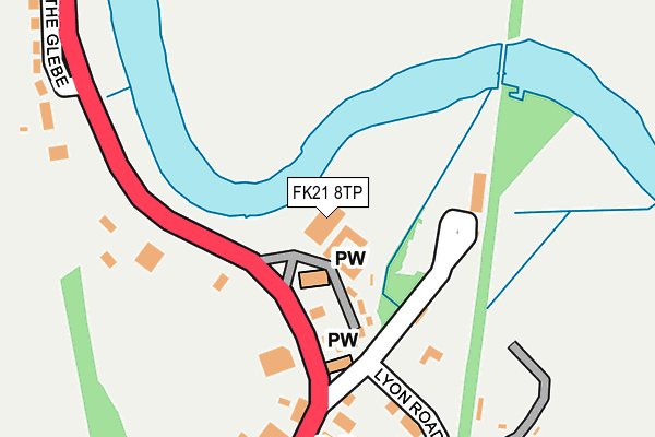 FK21 8TP map - OS OpenMap – Local (Ordnance Survey) FK21 8TP map - OS OpenMap – Local (Ordnance Survey)