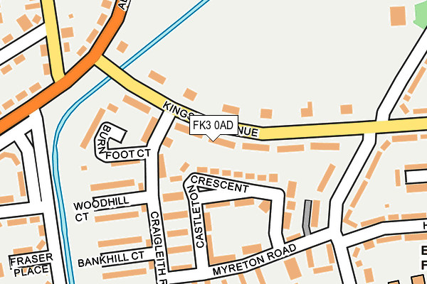 FK3 0AD map - OS OpenMap – Local (Ordnance Survey) FK3 0AD map - OS OpenMap – Local (Ordnance Survey)