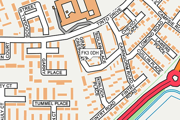 FK3 0DH map - OS OpenMap – Local (Ordnance Survey) FK3 0DH map - OS OpenMap – Local (Ordnance Survey)
