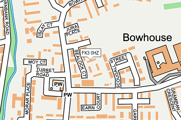 FK3 0HZ map - OS OpenMap – Local (Ordnance Survey) FK3 0HZ map - OS OpenMap – Local (Ordnance Survey)
