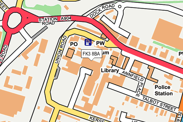 FK3 8BA map - OS OpenMap – Local (Ordnance Survey) FK3 8BA map - OS OpenMap – Local (Ordnance Survey)