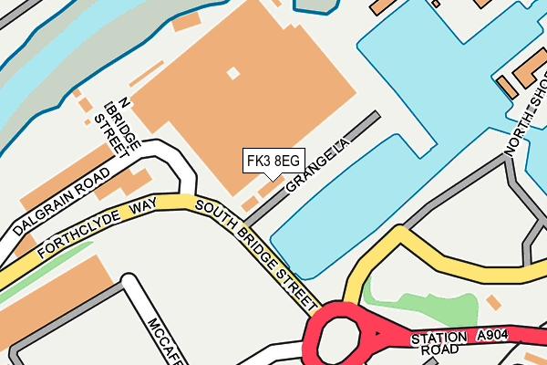 FK3 8EG map - OS OpenMap – Local (Ordnance Survey) FK3 8EG map - OS OpenMap – Local (Ordnance Survey)