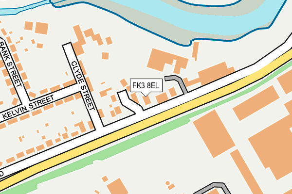 FK3 8EL map - OS OpenMap – Local (Ordnance Survey) FK3 8EL map - OS OpenMap – Local (Ordnance Survey)