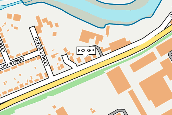 FK3 8EP map - OS OpenMap – Local (Ordnance Survey) FK3 8EP map - OS OpenMap – Local (Ordnance Survey)