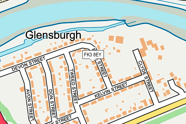 FK3 8EY map - OS OpenMap – Local (Ordnance Survey) FK3 8EY map - OS OpenMap – Local (Ordnance Survey)