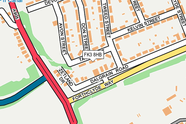 FK3 8HB map - OS OpenMap – Local (Ordnance Survey) FK3 8HB map - OS OpenMap – Local (Ordnance Survey)